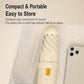 Dual-Use Foldable Capsule Sun & Rain Umbrella 5-Fold UV Protection Parasol
