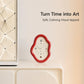 wozoom Modern Irregular Desk Clock Silent Table Clocks For Living Room Decor