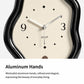 wozoom Modern Irregular Desk Clock Silent Table Clocks For Living Room Decor