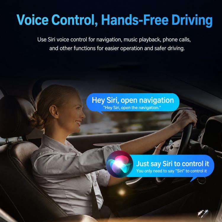 Car baby monitor voice control dashboard display while driver speaks