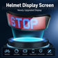 Motorcycle Helmet LED Full-Color Display Screen APP Controlled Riding Light Panel, 1500mAh