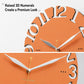 wozoom Modern Wall Clock Living Room Kitchen Decor Silent Clock