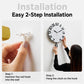 wozoom Modern Wall Clock Living Room Kitchen Decor Silent Clock