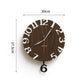 wozoom Modern Wall Clock Living Room Kitchen Decor Silent Clock