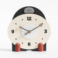 wozoom Silent Wooden Table Clock Modern Small Mantel Clock
