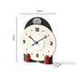 wozoom Silent Wooden Table Clock Modern Small Mantel Clock
