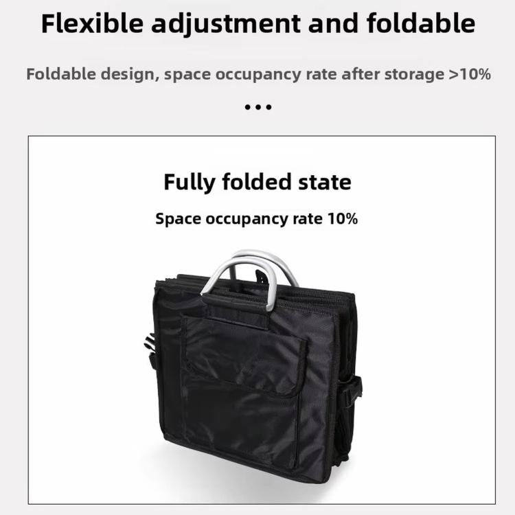 55L Car Trunk Storage Box Shoe Storage Essentials, 55L With Shoes Storage Slot