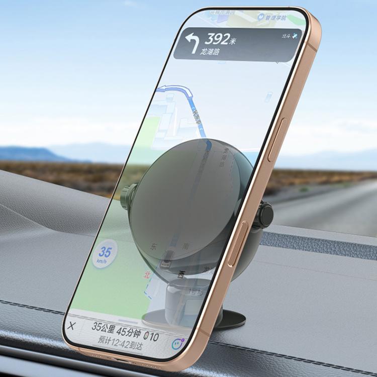Dual-Axis Rotatable Magnetic Car Phone Mount Foldable Auto Navigation Bracket, Dual-Axis Rotatable Magnetic Mount