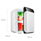 Vertical Mini Car Fridge Household Cooling & Warming Box For Cosmetics And Beverages US Plug, 10L White