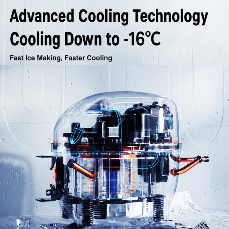 5.6L Compressor Cooling Car Fridge Large Capacity Silent Vehicle Refrigerator