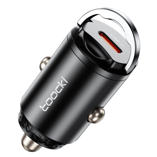 Toocki 45W USB-C Car Charger Mini Pull Ring Type-C Car Adapter Invisible Flush Fit PD PPS Fast Charging, TQ-CC34