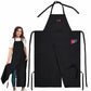 Split Leg Canvas Work Apron Multi-Pocket Adjustable Halter Neck Utility Apron With Leg Straps