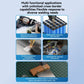 Portable handheld spot welder shown welding and joining metal components