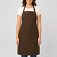 Polyester Bib Apron with Pockets Adjustable Neck Strap Water Resistant Chef Apron