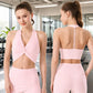 Integrated Shockproof Sports Bra For Fitness Wearable Back Beauty Yoga Top, S, M, L, XL