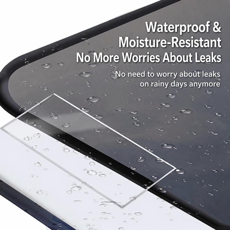 Waterproof car sunroof sealing tape strip with raindrop water beading