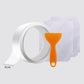 White car sunroof sealing tape roll, 4 cm wide, with orange applicator
