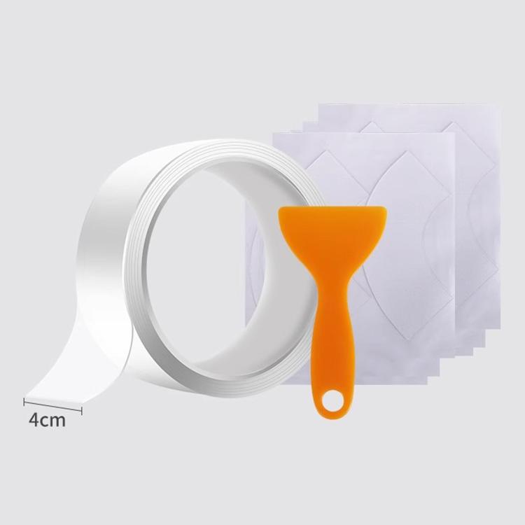 White car sunroof sealing tape roll, 4 cm wide, with orange applicator