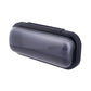 Dark gray waterproof speaker cover with clear window and hinged lid