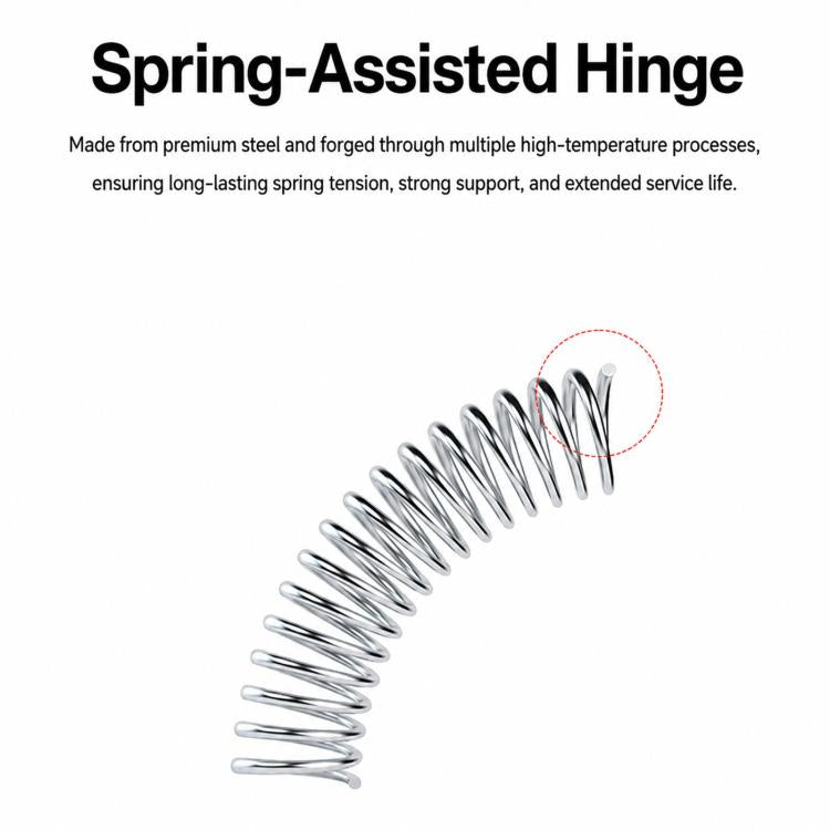 Spring-assisted hinge mechanism for waterproof marine audio speaker cover