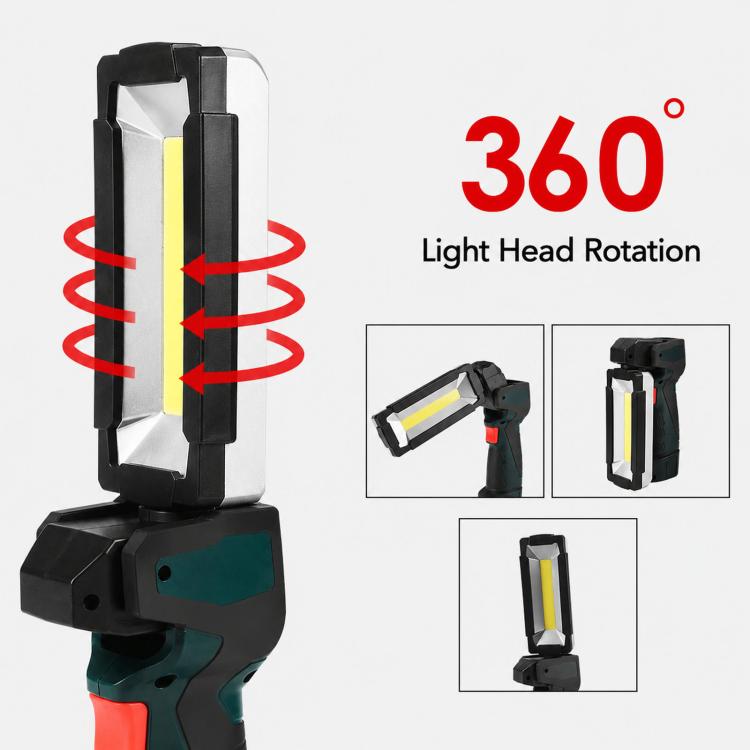 E-SMARTER KXK07 Portable Handheld Camping Light Foldable Magnetic With Hook Work Light