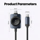 Toocki 100W 2-in-1 USB-C to USB-C Cable with Magnetic Watch Charger For iWatch
