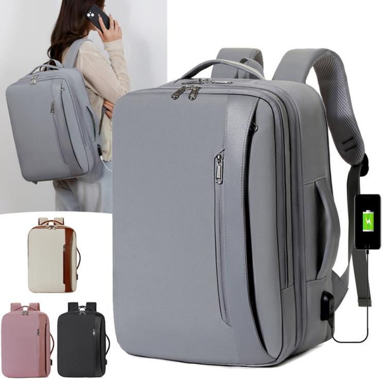 REMOID Large Travel Backpack Waterproof Flight Approved Weekender Bag With USB Port