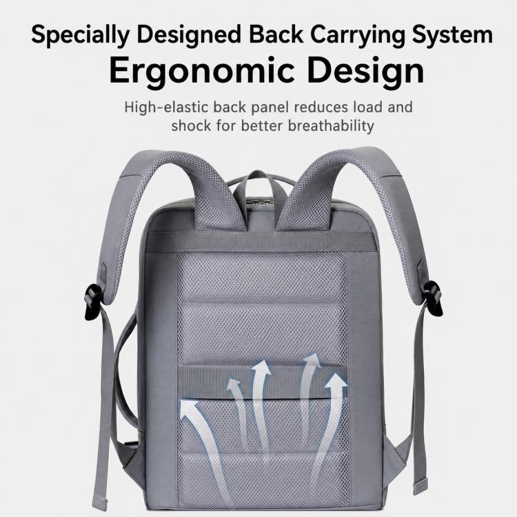 REMOID Large Travel Backpack Waterproof Flight Approved Weekender Bag With USB Port