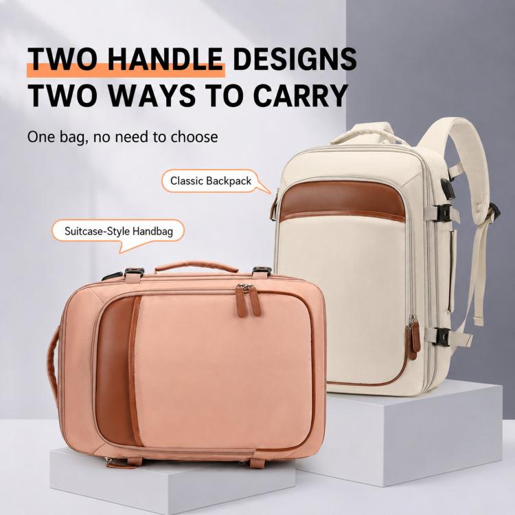 REMOID Expandable Travel Backpack Flight Approved Carry On Bag 30L Large Laptop Weekender Daypack