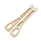 Beige car seat gap filler strip with oval cutouts and center channel