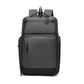 REMOID 15.6-inch laptop backpack in black, back view with padded panel and rear pocket