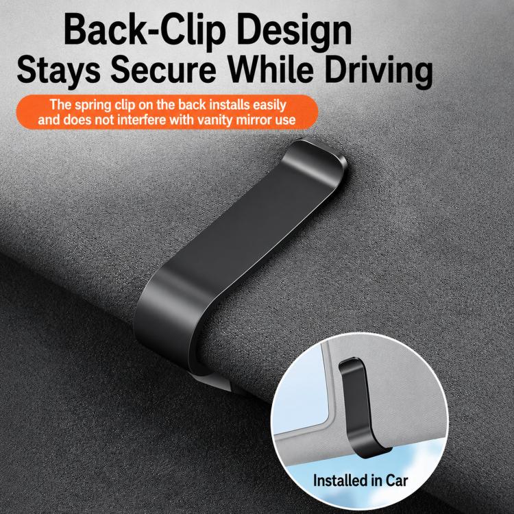 Car Sunglasses Clip Sun Visor Storage Holder For Vehicle
