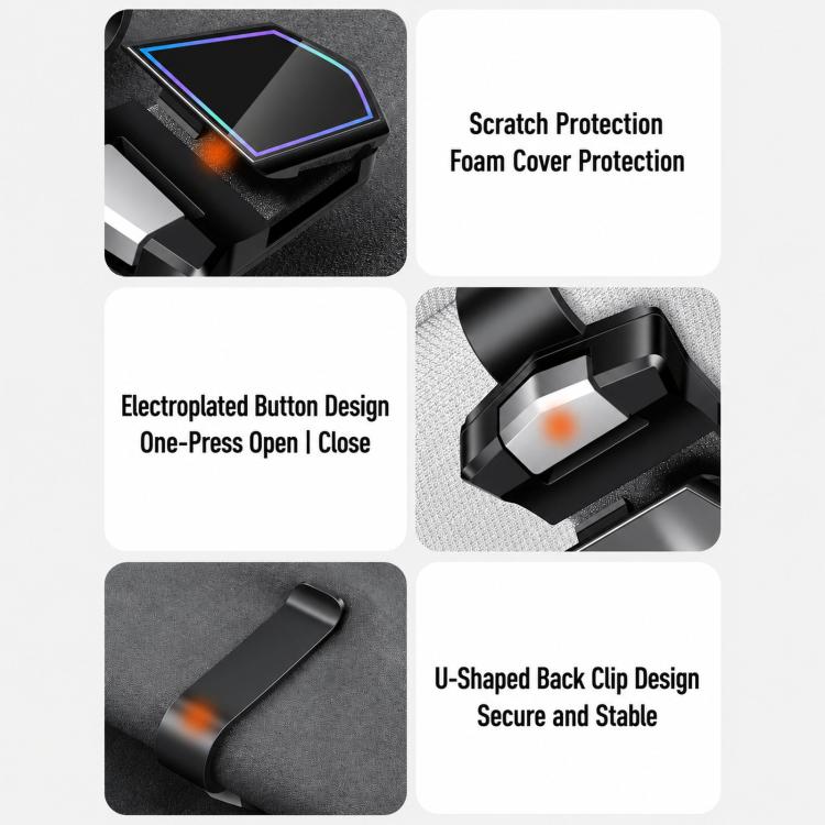 Car Sunglasses Clip Sun Visor Storage Holder For Vehicle
