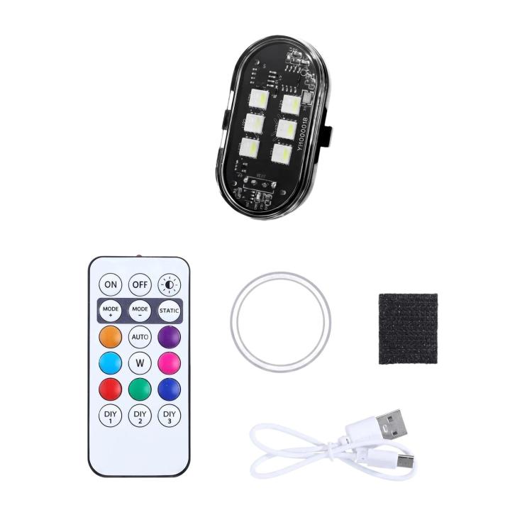 Remote Control Strobe Light For Cars & Motorcycles Wire-Free LED Warning Light For Drones, 1 Light, 2 Lights