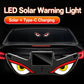 Suction Cup Blinking Solar Car Light Dynamic Multi-Mode LED Window Warning Light