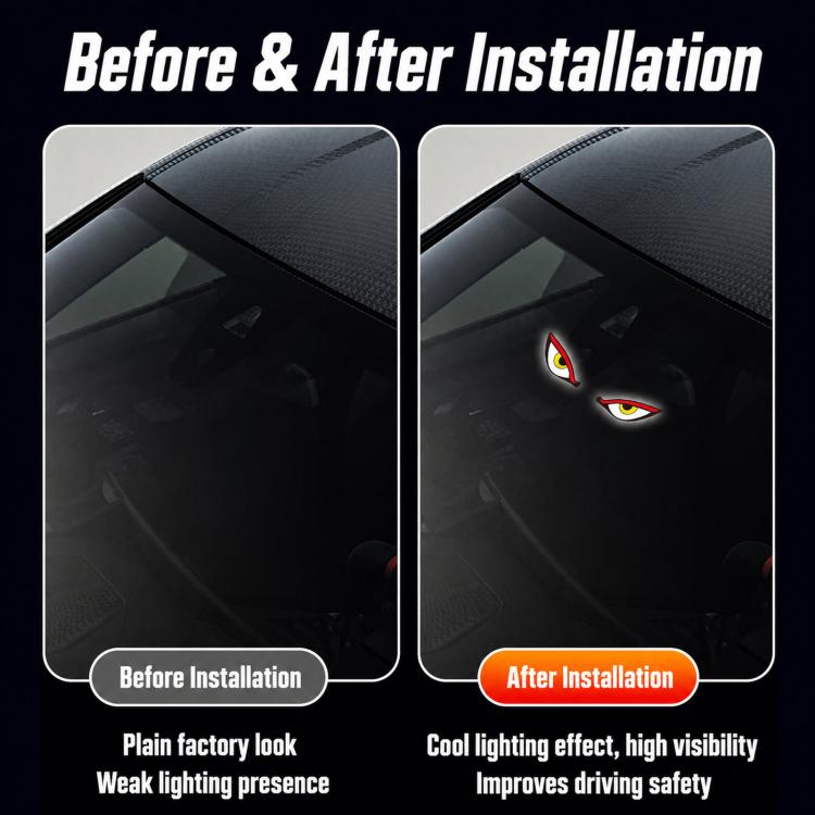 Suction Cup Blinking Solar Car Light Dynamic Multi-Mode LED Window Warning Light