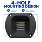 74mm Aluminum Alloy Pneumatic Tweeter Speaker, 4 ohms, 8 ohms