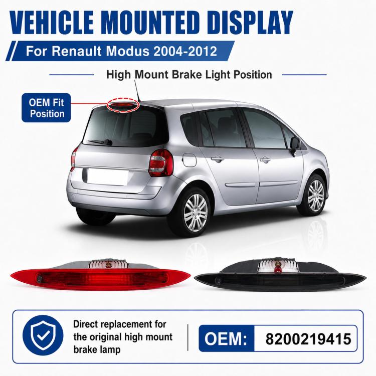 For 2004-2012 Renault Modus High-Mount Brake Warning Light 8200219415