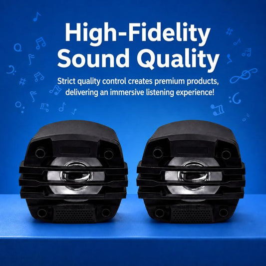 YL-053 Waterproof Hi-Fi Wristband Speaker Motorcycle Bluetooth Audio With Handlebar Control Switch, No Light, With Light