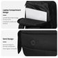 Black sports backpack with padded laptop sleeve and vented shoe compartment.