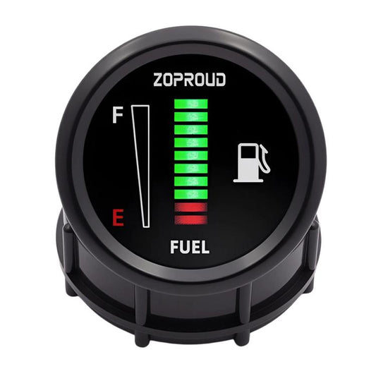 ZOPROUD IS811F 12/24V 52mm Car Fuel Gauge Modified LED Fuel Level Meter For Vehicles, Car Fuel Gauge