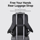 Laptop backpack with rear luggage strap/trolley sleeve for rolling luggage