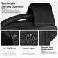 Waterproof laptop backpack with textured back panel, anti-slip buckle, smooth zipper
