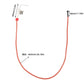 RV furnace igniter electrode wiring harness with red leads and connector terminals