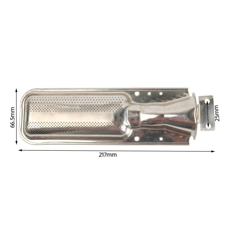 RV furnace burner and igniter electrode kit with perforated tube and mounting bracket