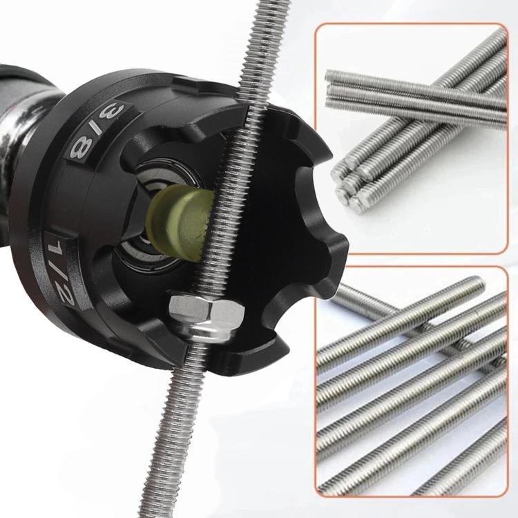 Electric Drill Hex Shank Nut Extractor Drill Bit Adapter, Aluminum, Plastic