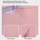 REMOID pink waterproof fabric panel with water droplets and wear-resistant texture