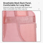 REMOID pink backpack with breathable mesh back panel and padded comfort support
