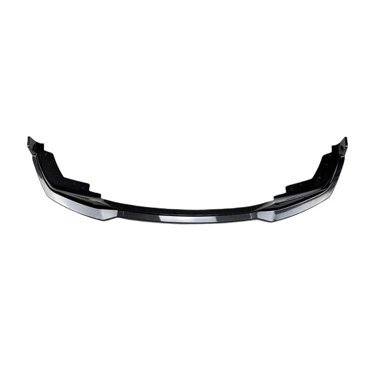 Front lip decor stickers, black trim with silver accent bar