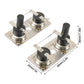 RV water heater thermostat and hi-limit switch kit with two sensors on metal plates